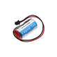 Batteria per Mitsubishi CR17335SE-R, Sanyo GT15-BAT, Li-MnO2, Q6BAT, 1800mAh, 3V, HQ
