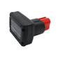 Batteria per Milwaukee M12 B4 Redlithium, 48-11-2440, Li-Ion, 4000mAh, 12V, HQ
