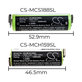 Batteria per Moser Easy Style 1881, 1852-7531, Ni-MH, 2000mAh, 1.2V, HQ