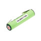 Batteria per Philips Norelco QC5055, Braun FreeControl 1715, 4HGAE-LFU, Ni-MH, 700mAh, 1.2V, HQ