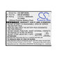 Batteria per Samsung Galaxy Tab Active 2 8.0", EB-BT365BBU, Li-Pol, 3.8V, 4050mAh, HQ