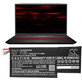 Batteria per MSI GF63, MSI GF75, MSI GS63, BTY-M6K, Li-Pol, 4500mAh, 11.4V, HQ