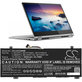 Batteria per Lenovo Ideapad C340, Ideapad Flex, L18C4PF3, Li-Pol, 2850mAh, 15.36V, HQ