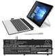 Batteria per HP Elite X2 1012 G2, JI04XL, Li-Pol, 6000mAh, 7.7V, HQ