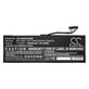 Batteria per MSI GS40, GS43, MS14, BTY-M47, Li-Ion, 8000mAh, 7.6V, HQ
