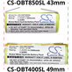 Batteria per Oral-B Triumph 4000, 3761, Ni-MH, 2000mAh, 1.2V, HQ