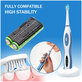 Batteria per Waterpik 900 Sonic Toothbrush, Sensonic Plus Sr-3000, BK-4MCCE, Ni-MH, 700mAh, 2.4V, HQ