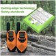 Batteria per Detewe Outdoor Pmr e Simvalley, MT700D03XXC, Ni-MH, 700mAh, 4.8V, HQ