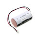 Batteria per DSC WT4911B, WT4911R Wireless Outdoor Siren, Li-MnO2, ER34615M-T1, 14500mAh, 3.6V, HQ