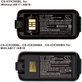 Batteria per Intermec CK3, CK3A, CK3X, CK3R, CK3C, CK3C1, CK3N, 318-034-001, Li-Ion, 5200mAh, 3.7V, HQ