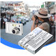 Batteria per Agfa, Aosta, Avant, Benq, Minolta, Olympus, Polaroid, Li-80B, Li-Ion, 600mAh, 3.7V, HQ