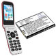 Batteria per Doro 7030, 7031, DFC-0270, 7080, DBX-1350A, Li-Ion, 3.7V, 1200mAh, HQ