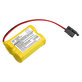 Batteria per GE A06b-6093-K001, Li-MnO2, BR-AGCF2W, 2200mAh, 6V, HQ