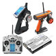 Batteria per Flysky FA605, FS-GT2B, FS-I10, FS-BA800, Li-Pol, 1600mAh, 3.7V, HQ