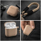 Custodia in silicone per AirPods 1 e 2, Sand Beige