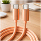 Cavo USB-C / USB-C con ricarica rapida, PD 60W, 2m, Orange