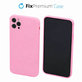 Custodia Rubber per iPhone 11 Pro Max, Pink, FixPremium
