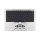 Top case con tastiera US e batteria per MacBook Pro 14", A2918 (2023), Silver, 661-35709, Genuine Apple