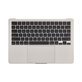 Top case con tastiera US e batteria per MacBook Air 13", A3113 (2024), Starlight, 661-40229, Genuine Apple