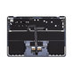 Top case con tastiera US e batteria per MacBook Air 13", A3113 (2024), Midnight, 661-40230, Genuine Apple