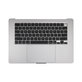 Top case con tastiera US e batteria per MacBook Air 15", A3114 (2024), Space Gray, 661-40266, Genuine Apple