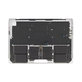 Top case con tastiera US e batteria per MacBook Pro 14", A3185 (2024), Silver, 661-50211, Genuine Apple