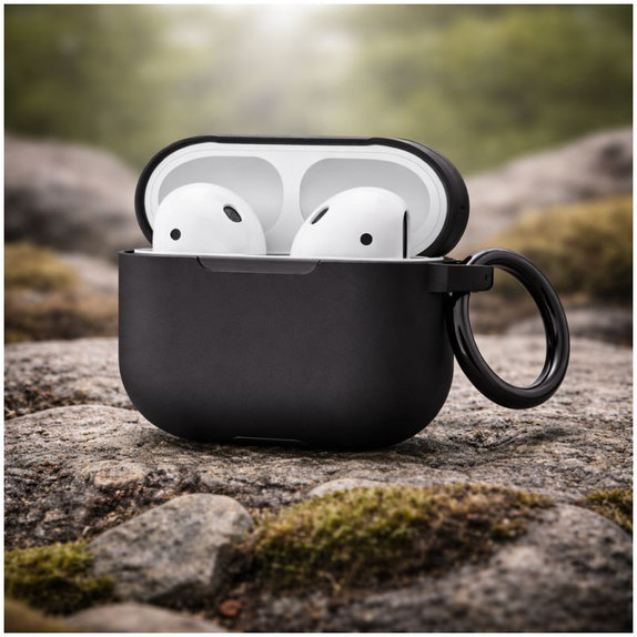 Custodia in silicone per AirPods 3, Black