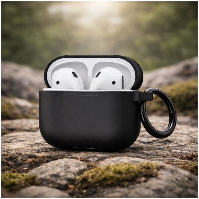 Custodia in silicone per AirPods Pro 2, Black