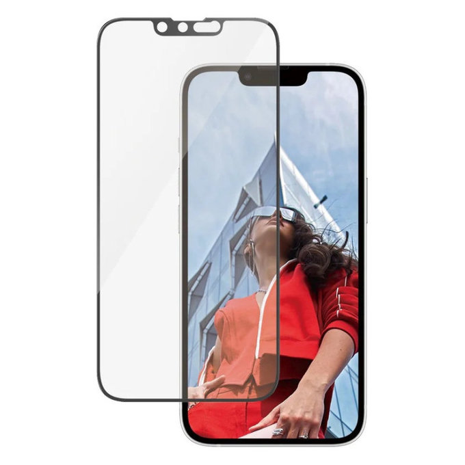 Vetro temperato UWF per iPhone 17e/16e/14/13/13 Pro, Nero, PanzerGlass