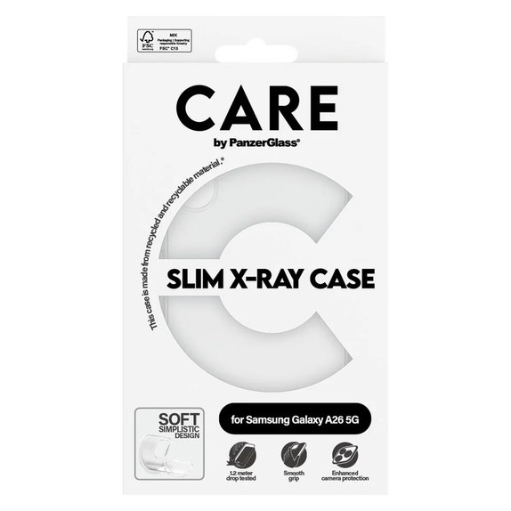 Custodia X-Ray per Samsung Galaxy A26 5G, Trasparente, PanzerGlass