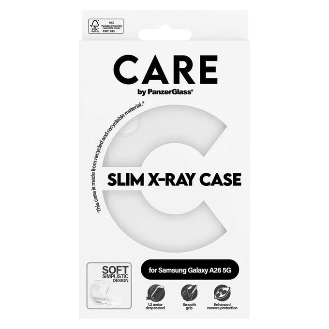 Custodia X-Ray per Samsung Galaxy A26 5G, Trasparente, PanzerGlass