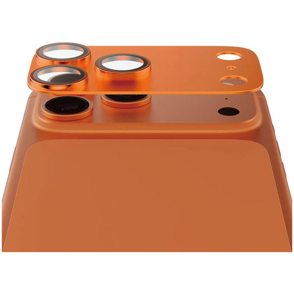 Protezione obiettivo Fender per iPhone 17 Pro, Arancione, PanzerGlass
