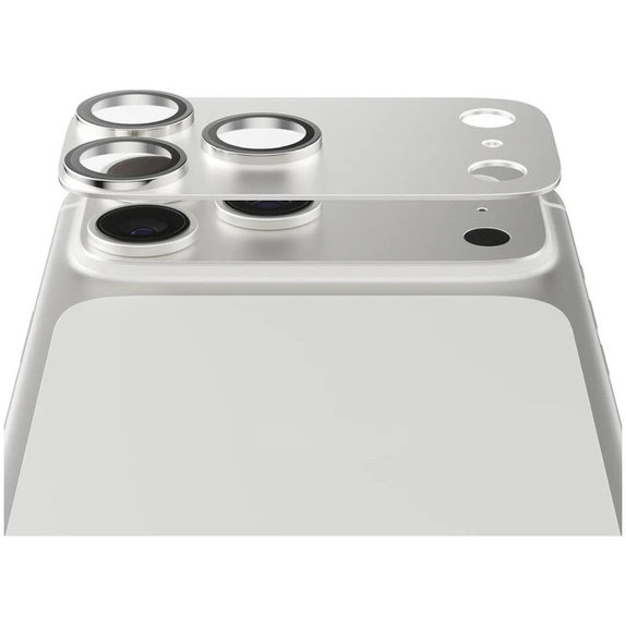 Protezione obiettivo Fender per iPhone 17 Pro, Argento, PanzerGlass