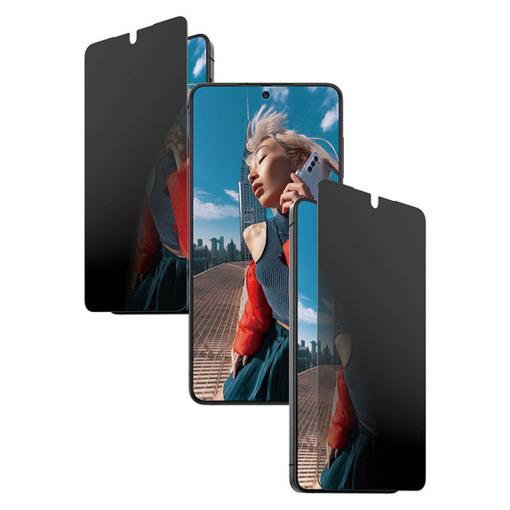 Vetro temperato UWF 2-Way Privacy con applicatore per Samsung Galaxy S26+, Trasparente, PanzerGlass