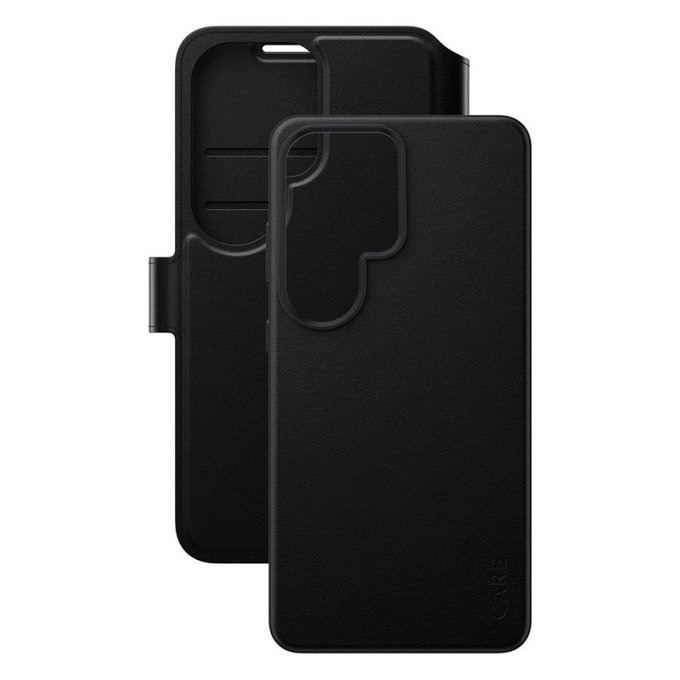 Custodia Wallet Tango Two-In-One con QI per Samsung S26 Ultra, Nero, CARE
