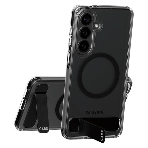 Custodia Kickstand con QI nero per Samsung Galaxy S26+, Nero, PanzerGlass