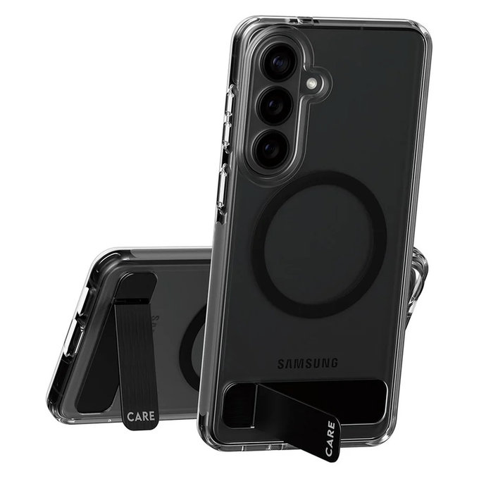 Custodia Kickstand con QI nero per Samsung Galaxy S26+, Nero, PanzerGlass