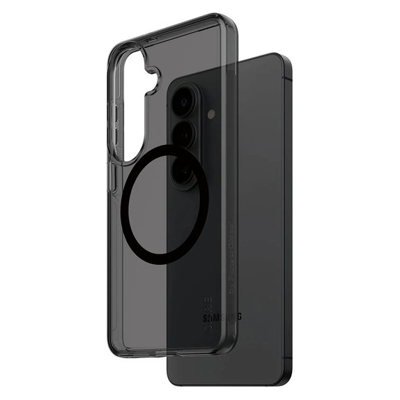 Custodia Smokey con QI nero per Samsung Galaxy S26, Nero, PanzerGlass
