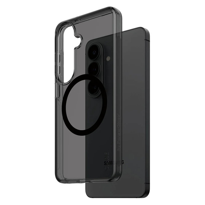 Custodia Smokey con QI nero per Samsung Galaxy S26, Nero, PanzerGlass