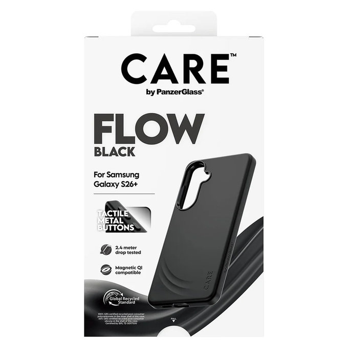 Custodia FLOW con QI per Samsung Galaxy S26+, Nero, PanzerGlass
