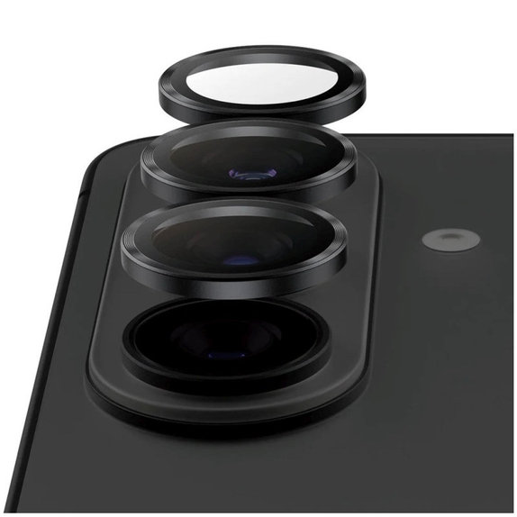 Protezione obiettivo Hoops Ceramic II per Samsung S26/S26+, Nero, PanzerGlass
