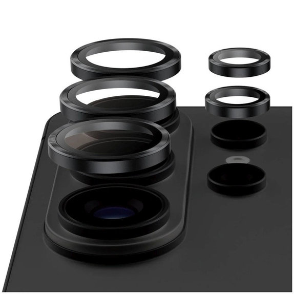 Protezione obiettivo Hoops Ceramic II per Samsung S26 Ultra, Nero, PanzerGlass