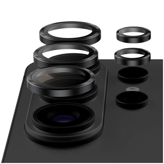 Protezione obiettivo Hoops Ceramic II per Samsung S26 Ultra, Nero, PanzerGlass