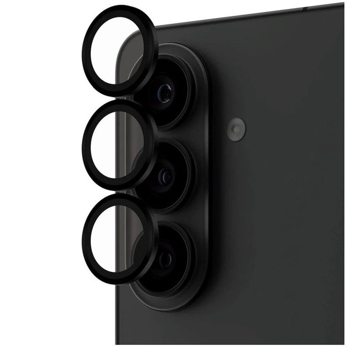 Protezione obiettivo Hoops per Samsung S26/S26+, Nero, PanzerGlass