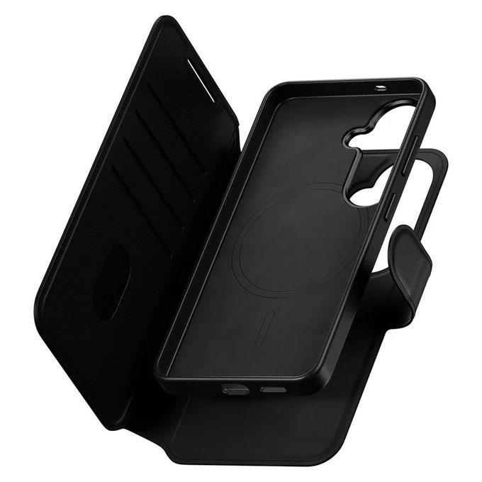 Custodia Tango Wallet Two-In-One con QI per Samsung Galaxy S26, Nero, PanzerGlass