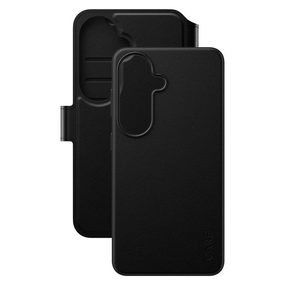 Custodia Tango Wallet Two-In-One con QI per Samsung Galaxy S26, Nero, PanzerGlass
