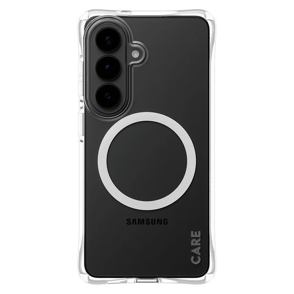 Custodia Samba con QI bianco per Samsung Galaxy S26, Trasparente, PanzerGlass