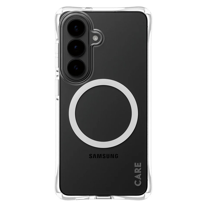 Custodia Samba con QI bianco per Samsung Galaxy S26, Trasparente, PanzerGlass