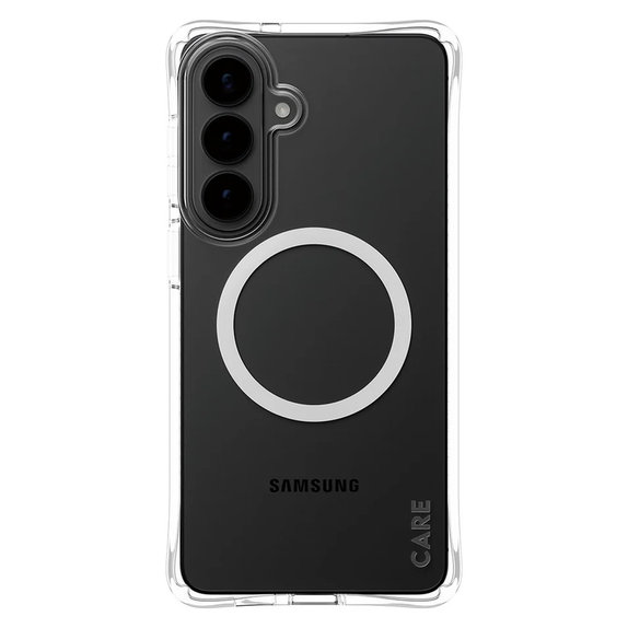 Custodia Samba con QI bianco per Samsung Galaxy S26+, Trasparente, PanzerGlass
