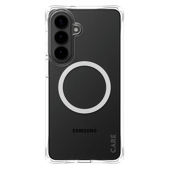 Custodia Samba con QI bianco per Samsung Galaxy S26+, Trasparente, PanzerGlass